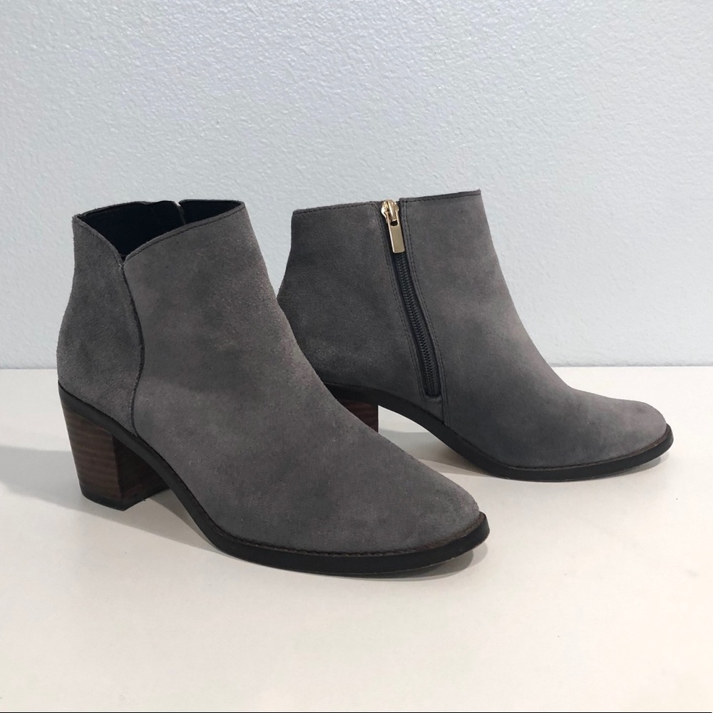 Land’s End Suede Ankle Booties in a Size 7.5